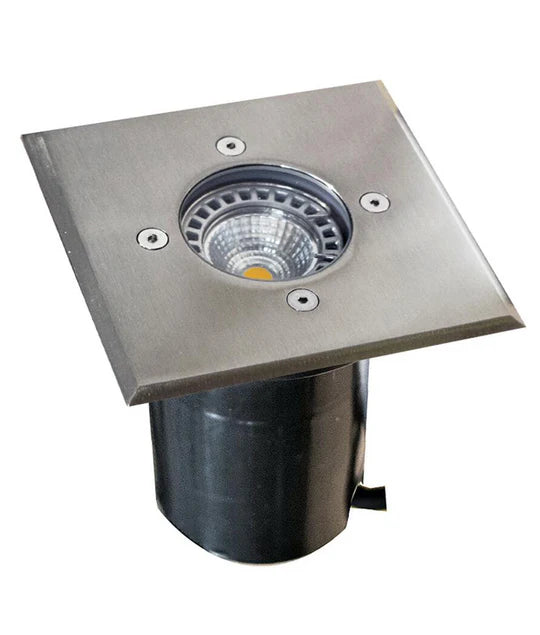 MR16 Inground Up Light IP67 (Square / 316 Stainless Steel Faceplate)