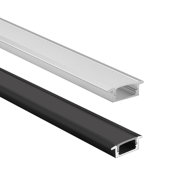 ALUMINUM PROFILE WITH PMMA OPAL MATT DIFF 2M/PC
