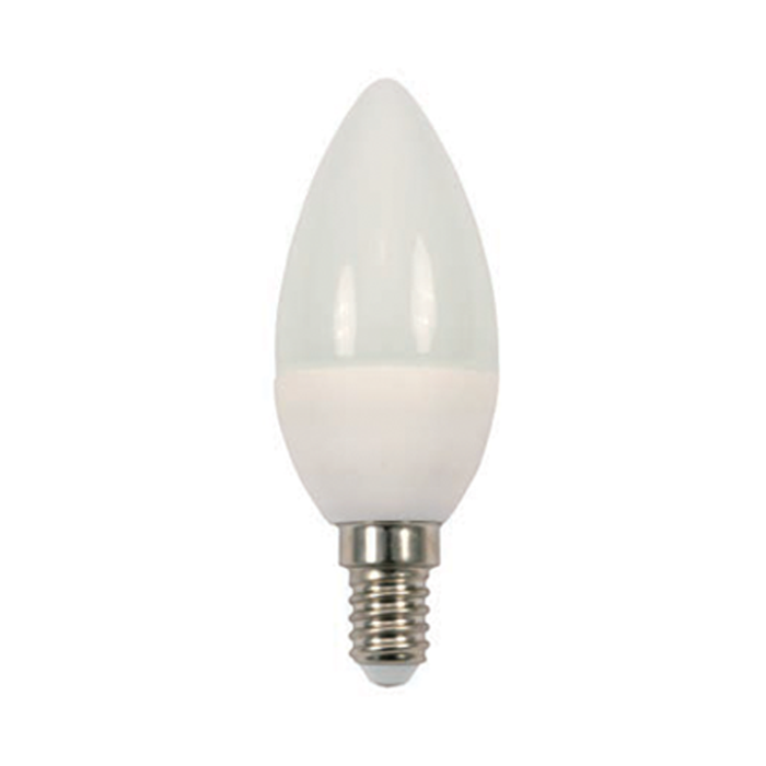 4W WARM WHITE LED ECO CANDLE SMALL EDISON SCREW TWIN PACK
