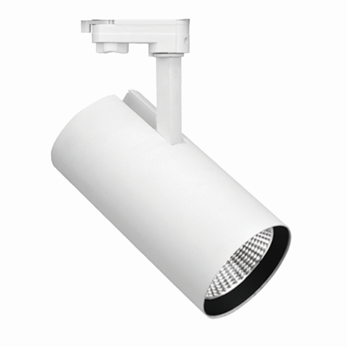 25W WHITE 3CCT 3 CIRCUIT TRACK LIGHT