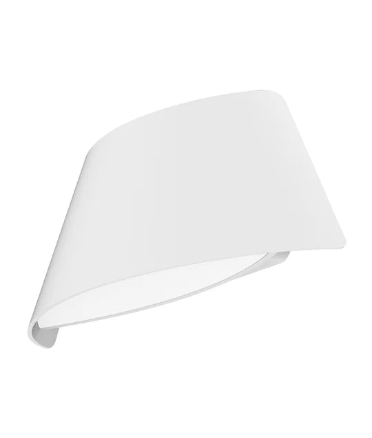 ATEN: LED Exterior Surface Mounted Curved Up/Down Wall Lights IP65