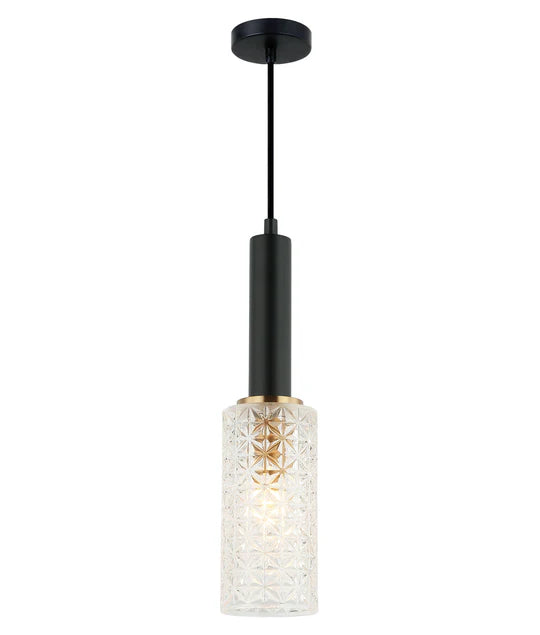 CLEO: Interior Oblong Cut Glass Pendant Light