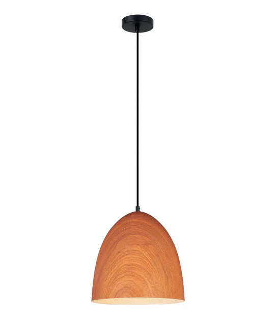 LIGNA: Retro Replica Wood Oblong Pendant Lights