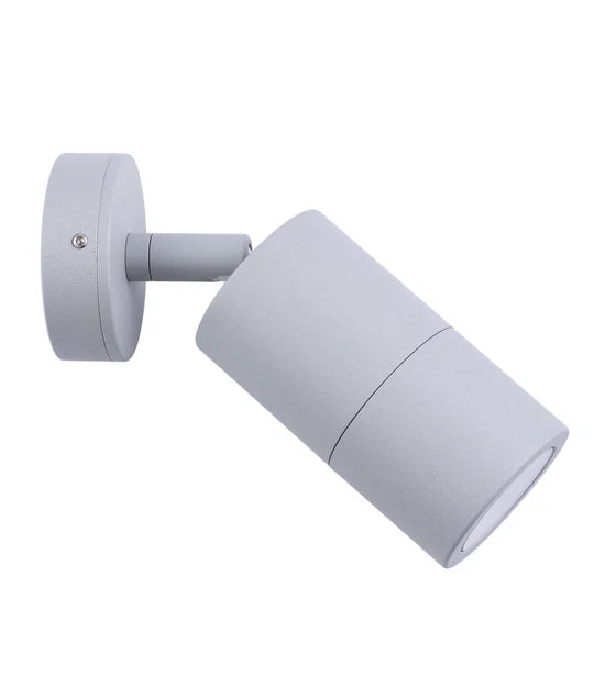 GU10 Exterior Wall Pillar Spot Lights (Matte Grey) IP65